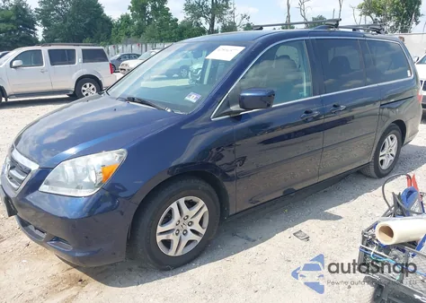 2007 Honda Odyssey Ex из США, поврежденный, VIN 5FNRL38477B127878